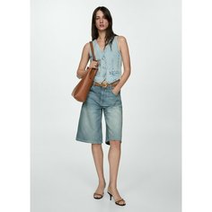 Бермуды MANGO MIA, размер 32 EU, синий