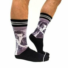 Носки , размер 43-47, серый, черный Sock MY Feet
