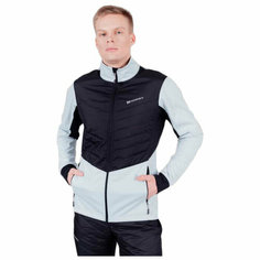 Куртка спортивная Nordski Pro, размер S, голубой/черный