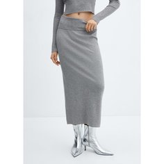 Юбка MANGO PRINCHES, размер M INT, темный меланж
