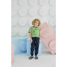 Пижама , размер 128(7-8), зелeный Zeyzey Kids