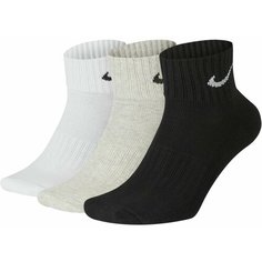Носки NIKE CUSHION 3 PAIR SOCKS, комплект, 3 пары, 6 уп., размер L, мультиколор