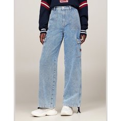 Джинсы карго Tommy Jeans CLAIRE, размер 27/30, синий