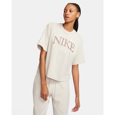 Футболка спортивная NIKE CLASSICS BOXY, размер M, Light Orewood Brown