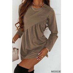 Платье Базовая коллекция, размер /M, кофе Нет бренда