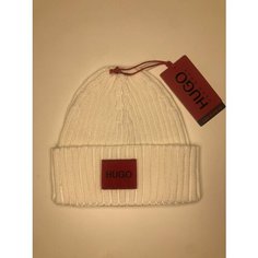 Шапка бини Весь мир моды для мужчин и женщин, размер универсальный, белый Нет бренда