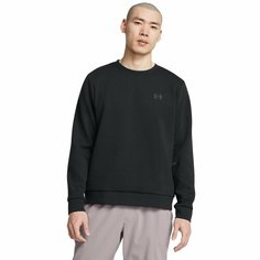 Свитшот спортивный Under Armour UA Unstoppable Flc Crew EU, размер S, , черный