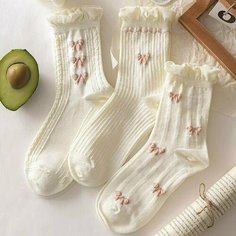 Носки , комплект, 5 пар, размер 35-43, Белый (2040 off-white) Нет бренда