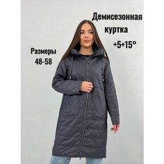 Куртка , размер 58(58-60), черный Нет бренда