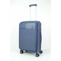 Чемодан Sweetbags, 72 л, размер M+, темно-синий