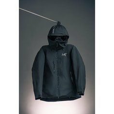 Куртка спортивная Arcteryx BETA ПУХОВИК M Сплошной цвет с капюшоном на молнии Пуховик унисекс, размер 50-52, черный Нет бренда