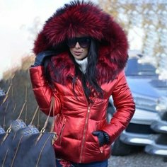 Пуховик MOOCIE, размер XL, красный