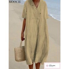 Платье MOOCIE Базовая коллекция, размер L, хаки