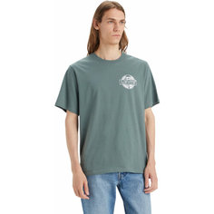 Футболка Levis Men Relaxed Fit Graphic Tee, размер S, зеленый Levis®