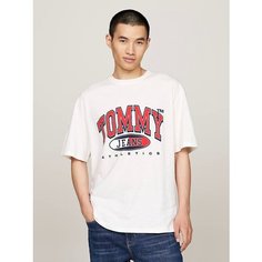 Футболка Tommy Jeans, размер M, белый