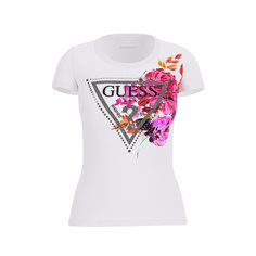 Футболка GUESS, размер XS, белый