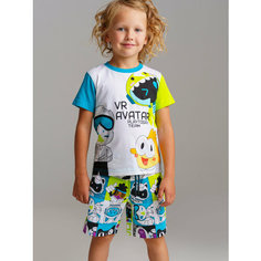 Комплект одежды playToday, размер 122, голубой