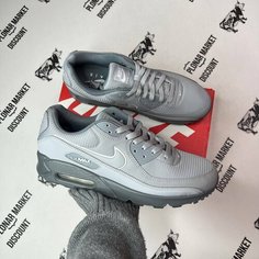 Кроссовки NIKE Air Max 90, размер Размеры: 46 eu / 12 US / 30 см, светло-серый