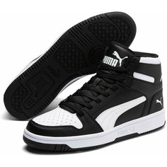Кеды PUMA Rebound Layup Sl, полнота F (EU)/ на среднюю стопу, размер 7 UK, черный/белый