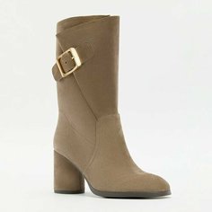 Полусапоги TENDANCE, полнота C, размер 36, бежево-коричневый