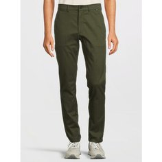 Брюки чинос CALVIN KLEIN, размер 36/32, темно-оливковый