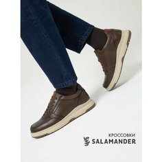 Кроссовки Salamander, полнота 6 (RU)/ на среднюю стопу, размер 44, коричневый