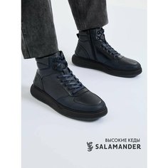 Ботинки тимберленды Salamander, размер 42, темно-синий