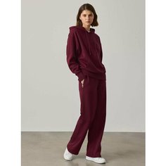 Брюки спортивные JUST CLOTHES, размер S, бордовый