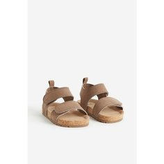 Сандалии H&M, размер 23, бежевый