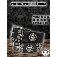 Ремень для мужчин, размер 125, черный Chila