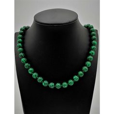 Колье Apsara, малахит, длина 50 см, зеленый/черный