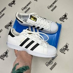 Кроссовки adidas Superstar, размер 44 eu / 10 US / 28 см, черно-белый