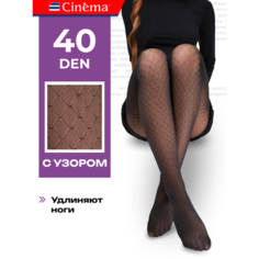Колготки Cinema Fashion, 40 den, размер 3, nero