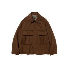 Куртка-рубашка Uniform Bridge Pocket Wool, размер M, Шоколадный
