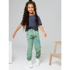 Брюки спортивные Ohana kids, размер 98/104, бирюзовый