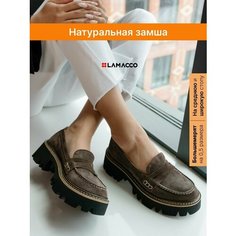 Лоферы LAMACCO Бестселлер, размер 37, черный, коричневый