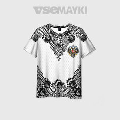 Футболка VseMayki.Ru, размер 50/52, белый