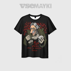 Футболка VseMayki.Ru, размер 68/70, белый