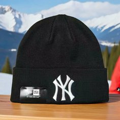 Шапка бини NEW ERA NY, оригинал для мужчин и женщин, размер 50-60, черный/белый