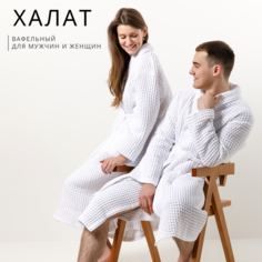 Халат Urban Family Новый Год, размер 50, белый