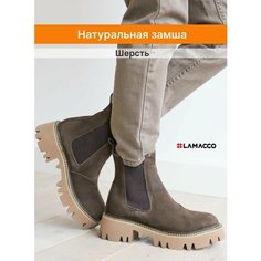 Ботинки челси LAMACCO Бестселлер, размер 37, коричневый
