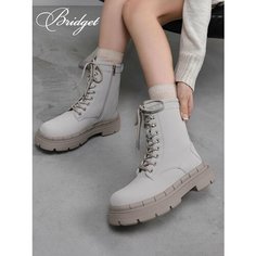 Ботинки дерби Bridget, размер 38, серый
