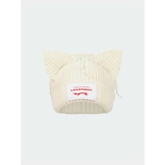 Шапка бини Charles Jeffrey Loverboy Chunky Ears для мужчин и женщин, размер Onesize, бежевый