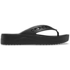 Вьетнамки Crocs Baya Platform Flip, размер M6/W8 US, черный