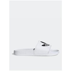 Шлепанцы adidas Originals Adilette lite, размер 11 UK, cloud white/core black/cloud white