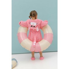 Халат Fluffy Bunny, размер 92-98, светло-розовый