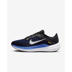 Кроссовки NIKE Air Winflo 10, размер 42.5, black/racer blue/high voltage/wolf grey