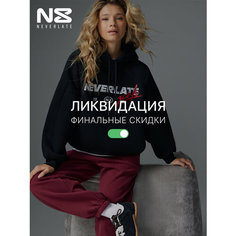 Худи NEVERLATE, размер XS-S, , черный