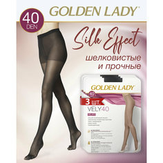 Колготки Golden Lady VELY, 40 den, 3 шт., размер 3, nero