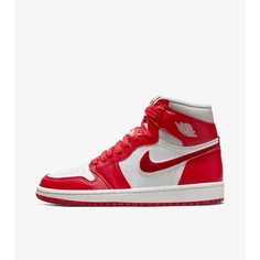 Кеды NIKE Air Jordan 1 Retro High OG WMNS "Varsity Red", размер 7.5 US, серый/белый/красный